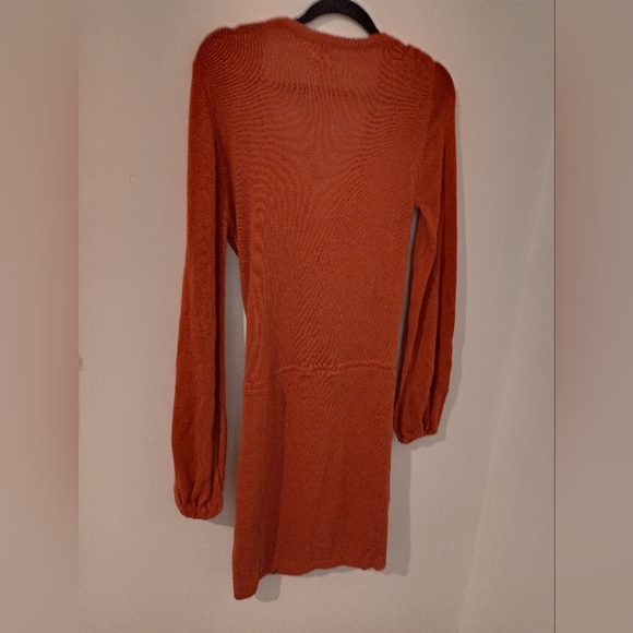 Seven Wonders Allegra knit Mini dress dress in Rust Size XS - Picture 3 of 10